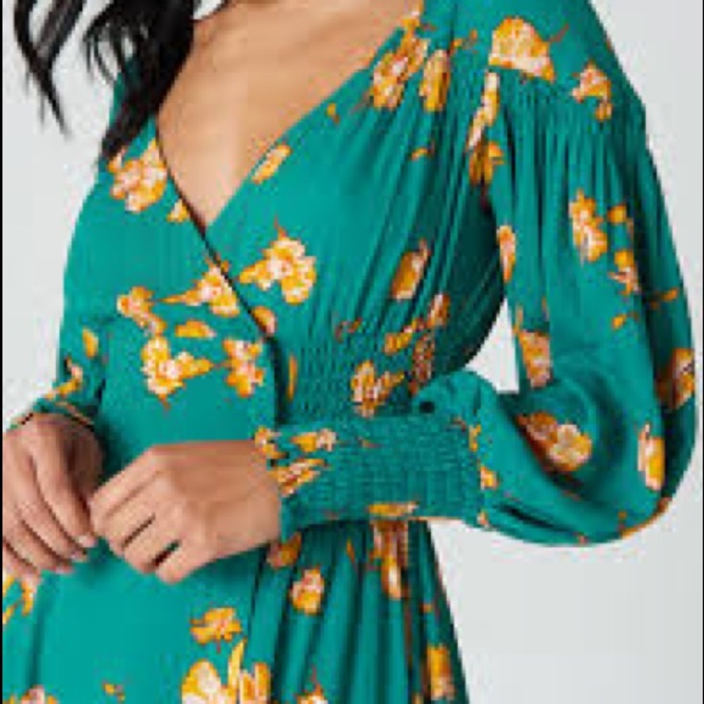 Free people floral boho dress